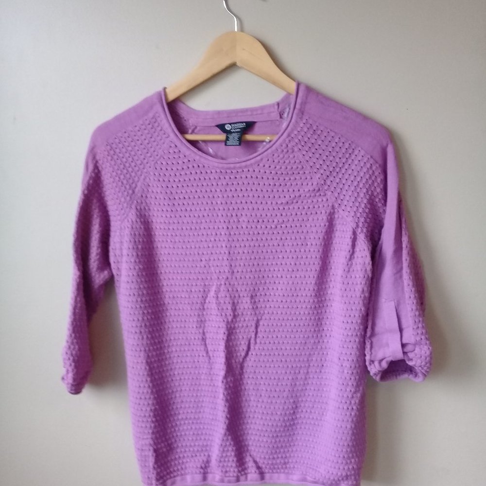 Purple sweater